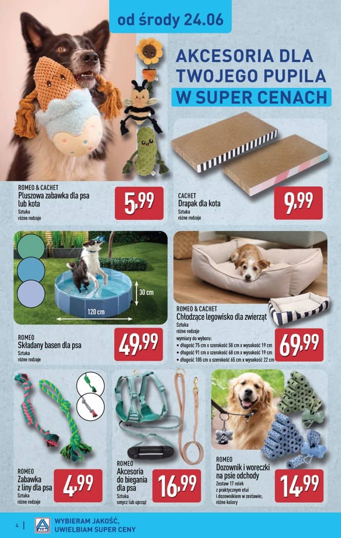 Aldi - Artykuły przemysłowe i tekstylia od środy 24.06 i od soboty 27.06 4 puslapis