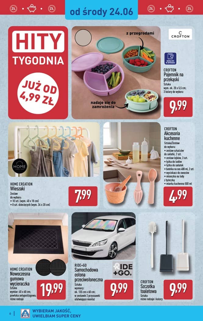 Aldi - Artykuły przemysłowe i tekstylia od środy 24.06 i od soboty 27.06 6 puslapis