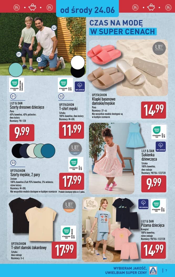 Aldi - Artykuły przemysłowe i tekstylia od środy 24.06 i od soboty 27.06 7 puslapis