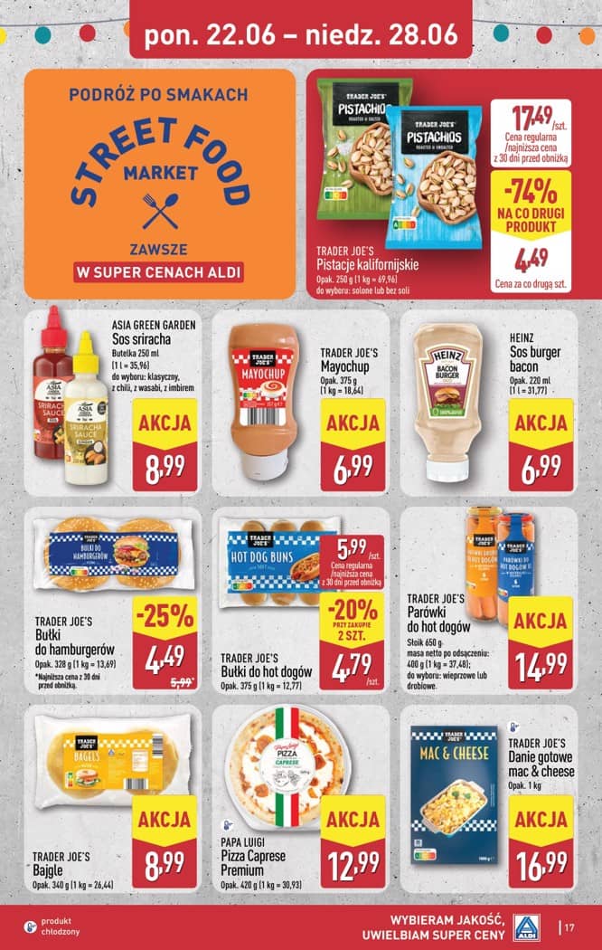 Aldi - Pełna oferta od poniedziałku 22.06 do niedzieli 28.06 17 puslapis