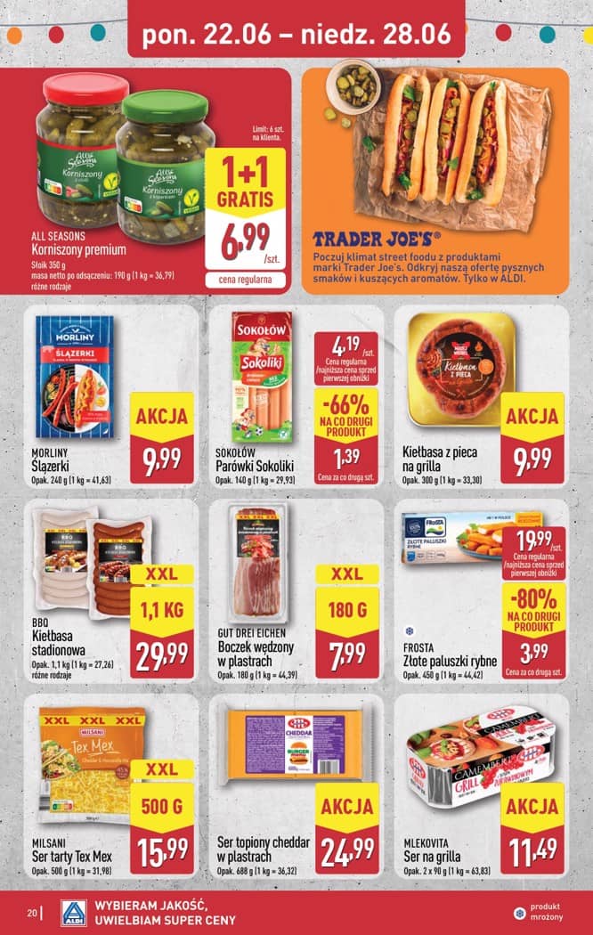 Aldi - Pełna oferta od poniedziałku 22.06 do niedzieli 28.06 20 puslapis
