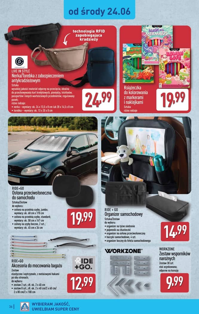 Aldi - Pełna oferta od poniedziałku 22.06 do niedzieli 28.06 36 puslapis