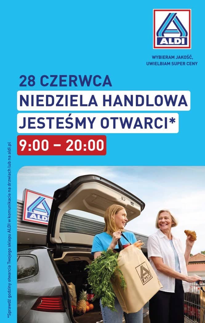 Aldi - Pełna oferta od poniedziałku 22.06 do niedzieli 28.06 41 puslapis