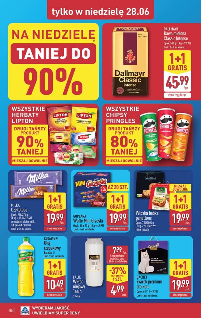 Aldi - Pełna oferta od poniedziałku 22.06 do niedzieli 28.06 50 puslapis