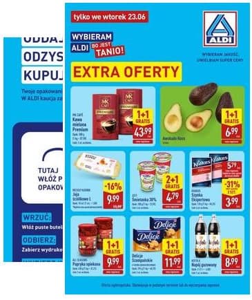 Aldi - Extra oferta tylko we wtorek 23.06 2026-06-23 – 2026-06-23