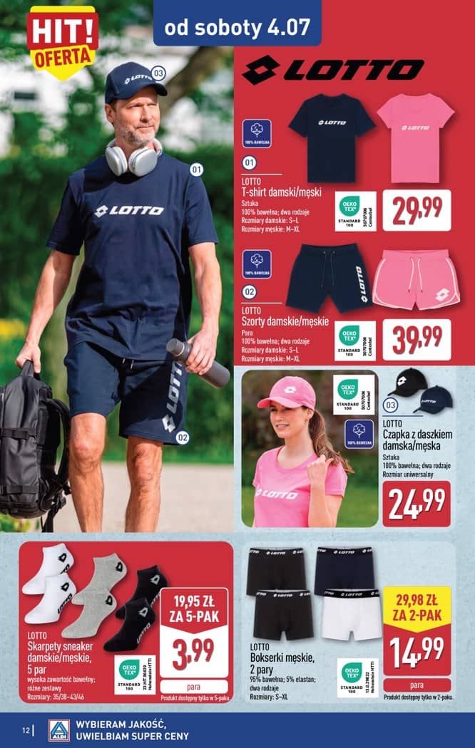 Aldi - Artykuły przemysłowe i tekstylia od środy 01.07 i od soboty 4.07 12 puslapis