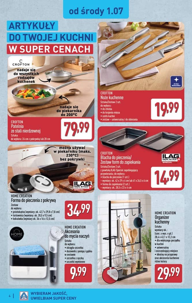 Aldi - Artykuły przemysłowe i tekstylia od środy 01.07 i od soboty 4.07 4 puslapis