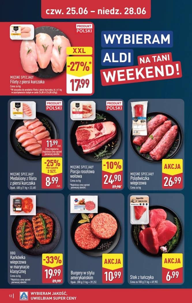 Aldi - Oferta weekendowa od czwartku 25.06 do niedzieli 28.06 12 puslapis