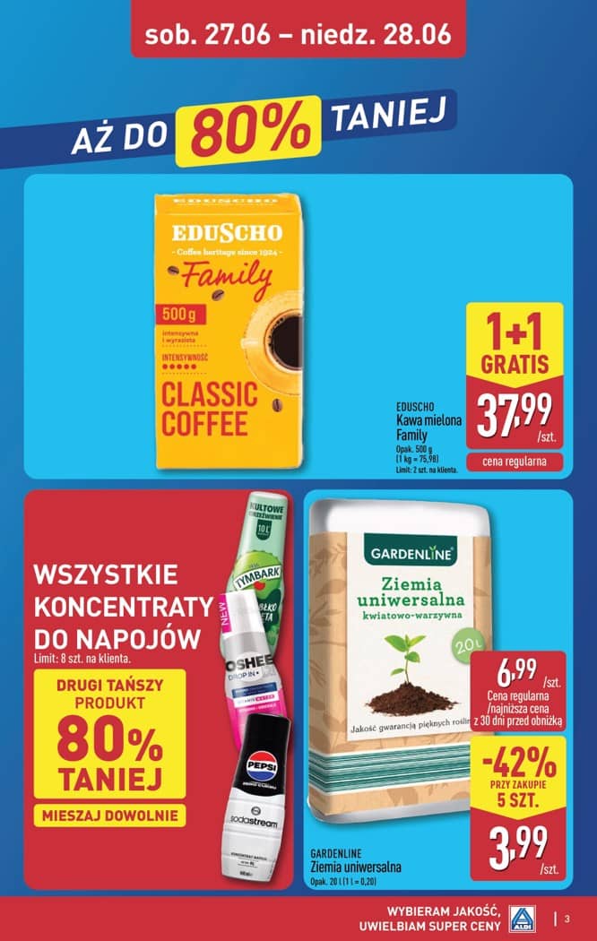 Aldi - Oferta weekendowa od czwartku 25.06 do niedzieli 28.06 3 puslapis