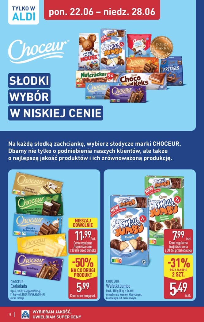 Aldi - Oferta weekendowa od czwartku 25.06 do niedzieli 28.06 8 puslapis