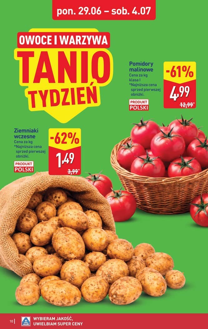 Aldi - Pełna oferta od poniedziałku 29.06 do soboty 4.07 10 puslapis