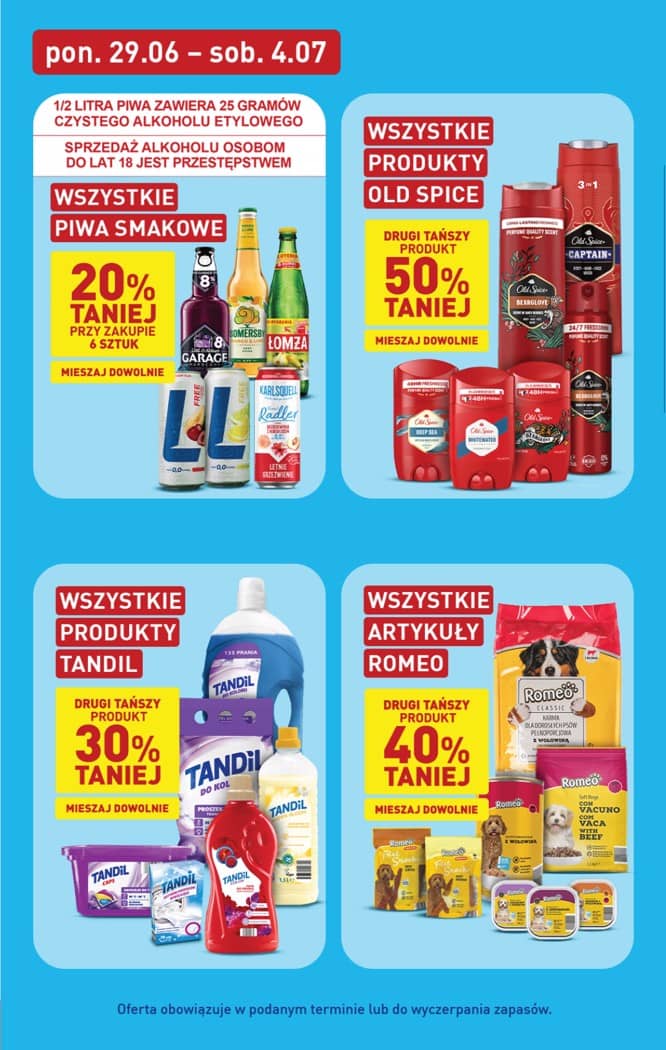 Aldi - Pełna oferta od poniedziałku 29.06 do soboty 4.07 25 puslapis