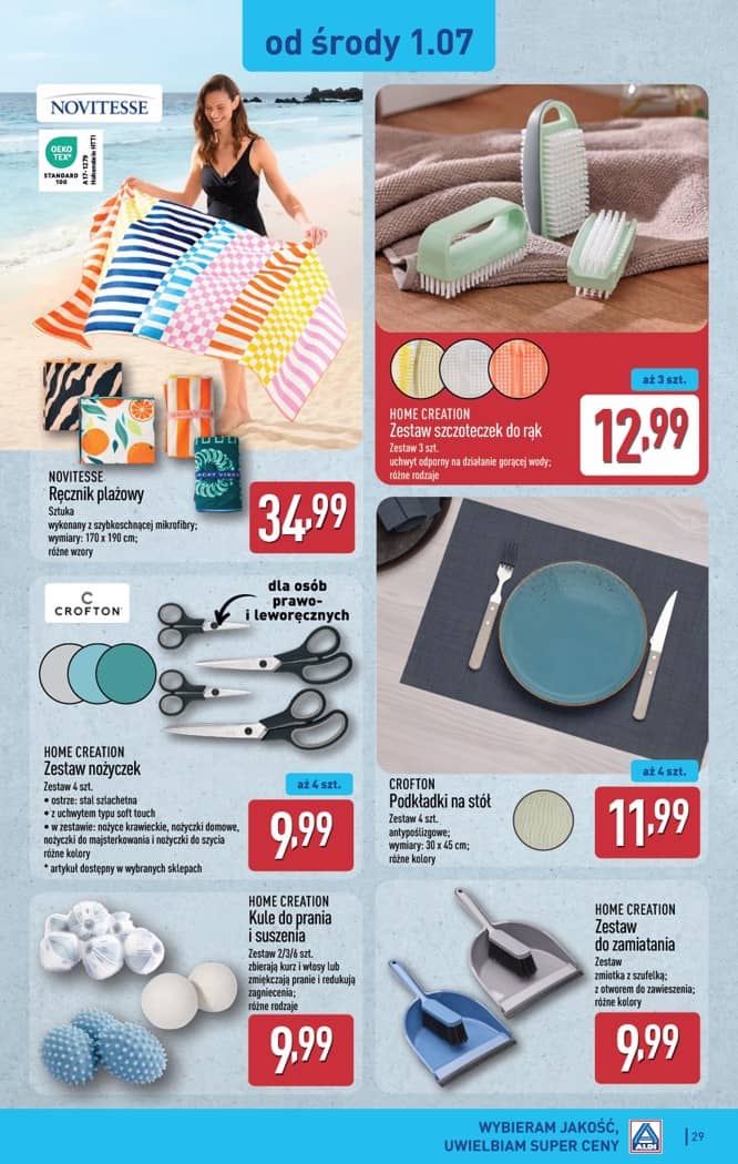 Aldi - Pełna oferta od poniedziałku 29.06 do soboty 4.07 29 puslapis