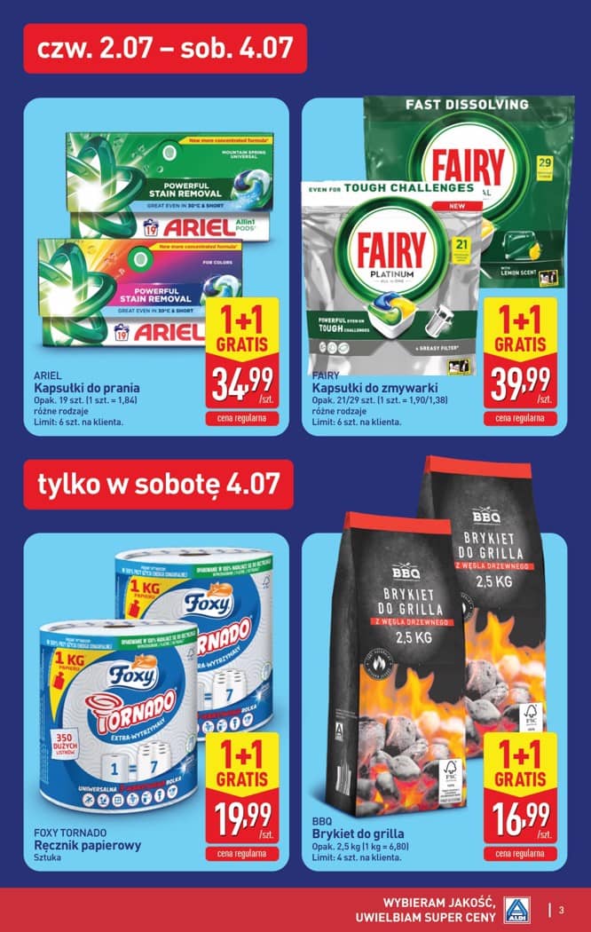 Aldi - Pełna oferta od poniedziałku 29.06 do soboty 4.07 3 puslapis