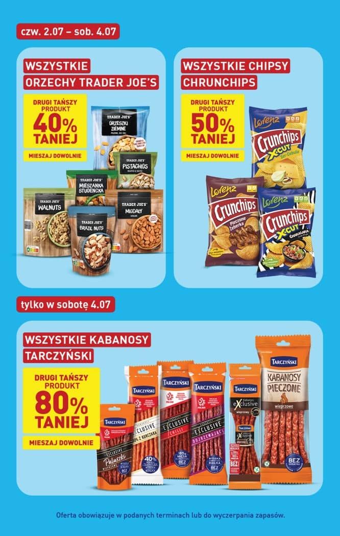 Aldi - Pełna oferta od poniedziałku 29.06 do soboty 4.07 38 puslapis