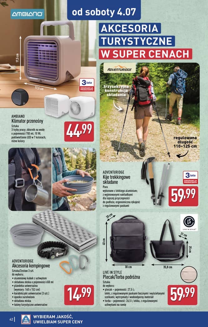 Aldi - Pełna oferta od poniedziałku 29.06 do soboty 4.07 42 puslapis