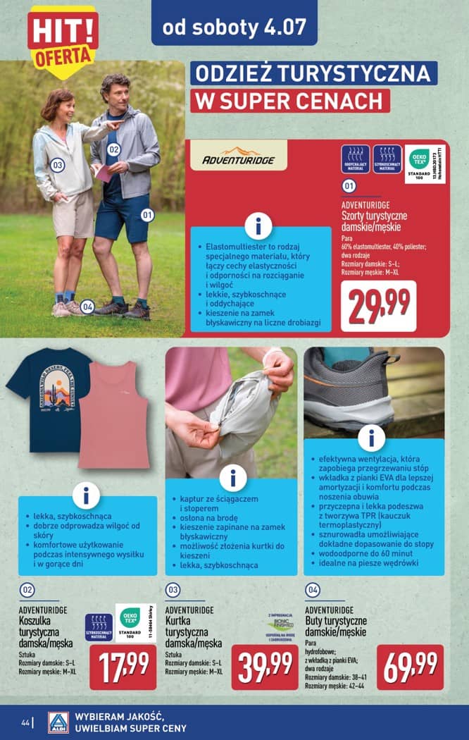 Aldi - Pełna oferta od poniedziałku 29.06 do soboty 4.07 44 puslapis