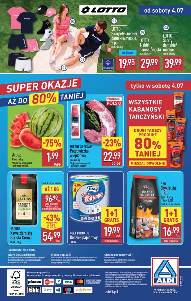 Aldi - Pełna oferta od poniedziałku 29.06 do soboty 4.07 46 puslapis