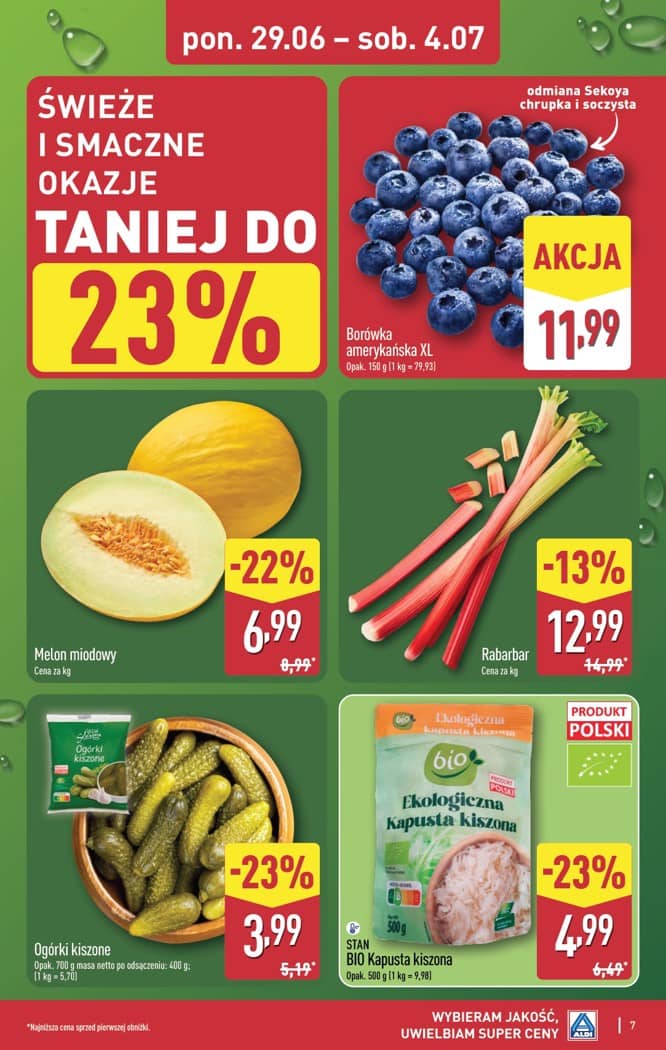 Aldi - Pełna oferta od poniedziałku 29.06 do soboty 4.07 7 puslapis