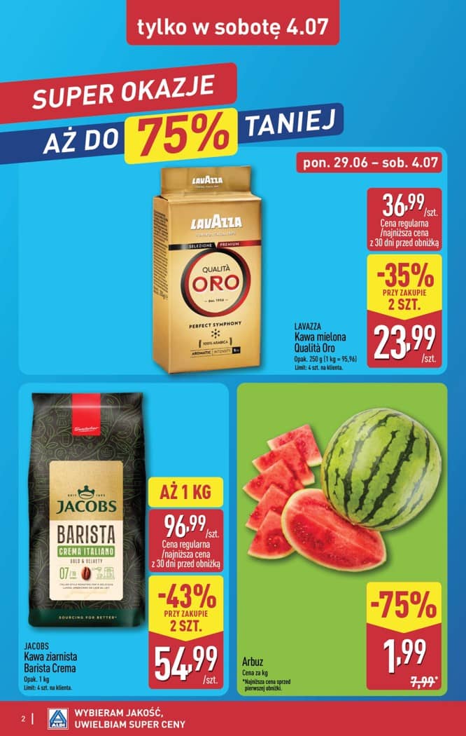 Aldi - Oferta weekendowa od czwartku 2.07 do soboty 4.07 2 puslapis