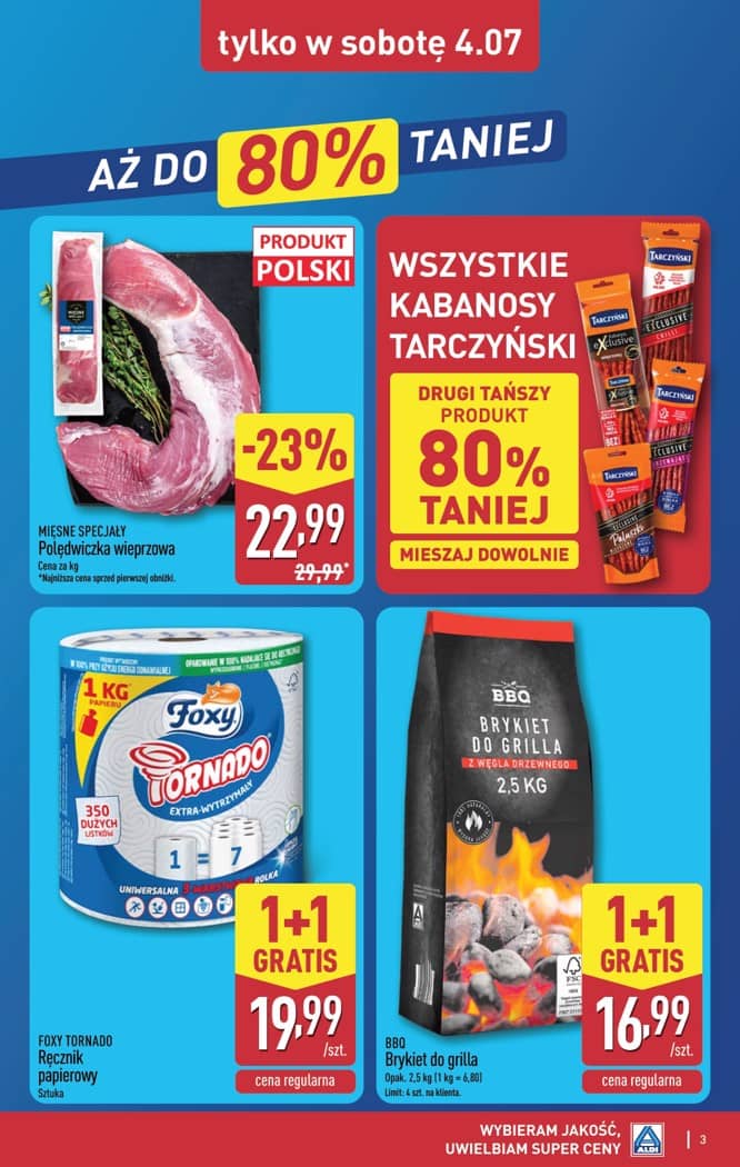 Aldi - Oferta weekendowa od czwartku 2.07 do soboty 4.07 3 puslapis