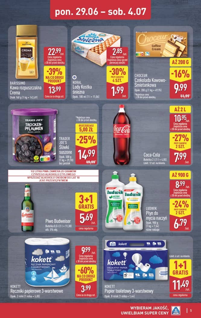 Aldi - Oferta weekendowa od czwartku 2.07 do soboty 4.07 5 puslapis