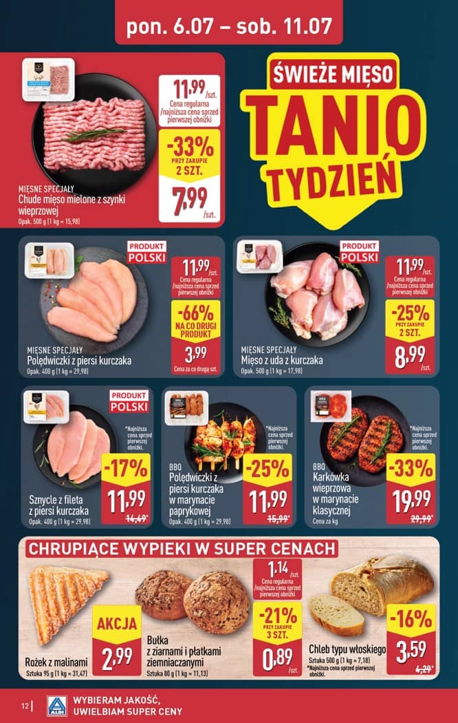 Aldi - Pełna oferta od poniedziałku 6.07 do soboty 11.07 12 puslapis