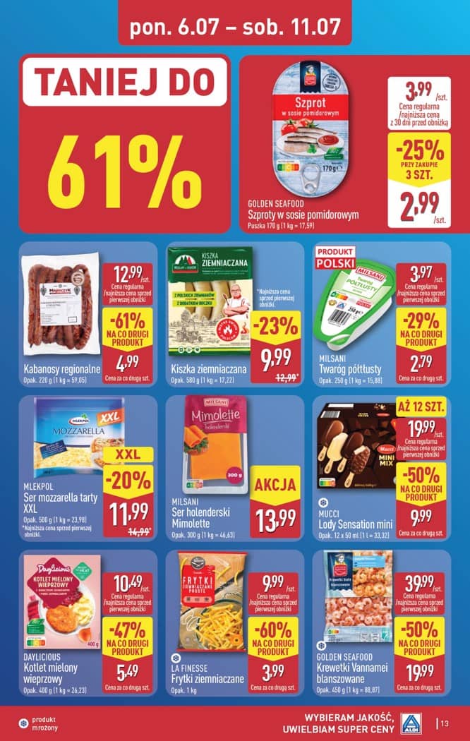 Aldi - Pełna oferta od poniedziałku 6.07 do soboty 11.07 13 puslapis