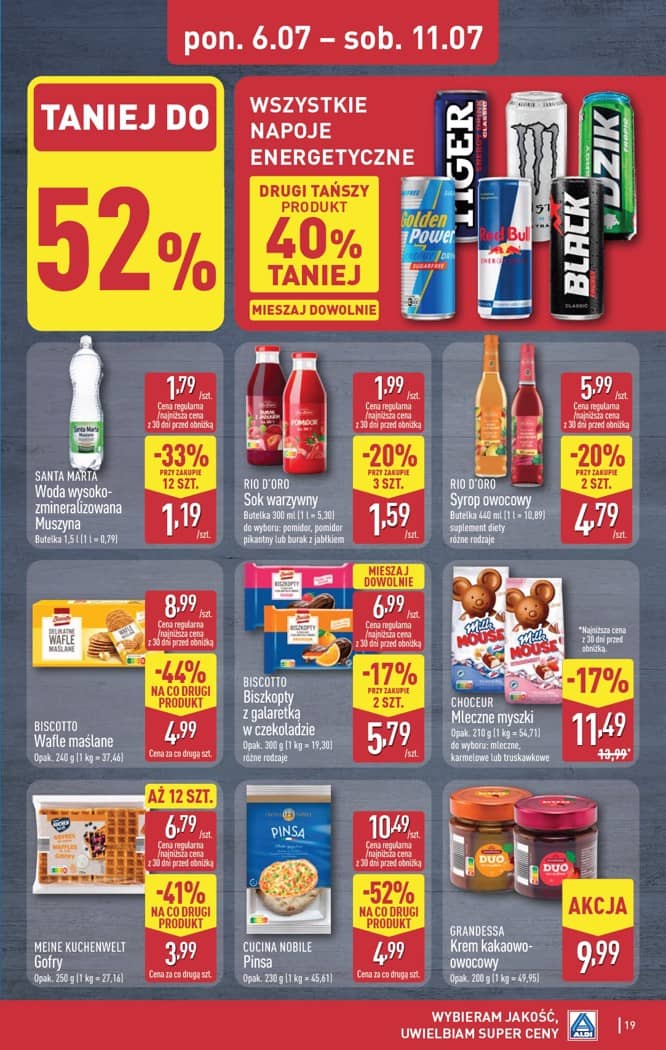 Aldi - Pełna oferta od poniedziałku 6.07 do soboty 11.07 19 puslapis