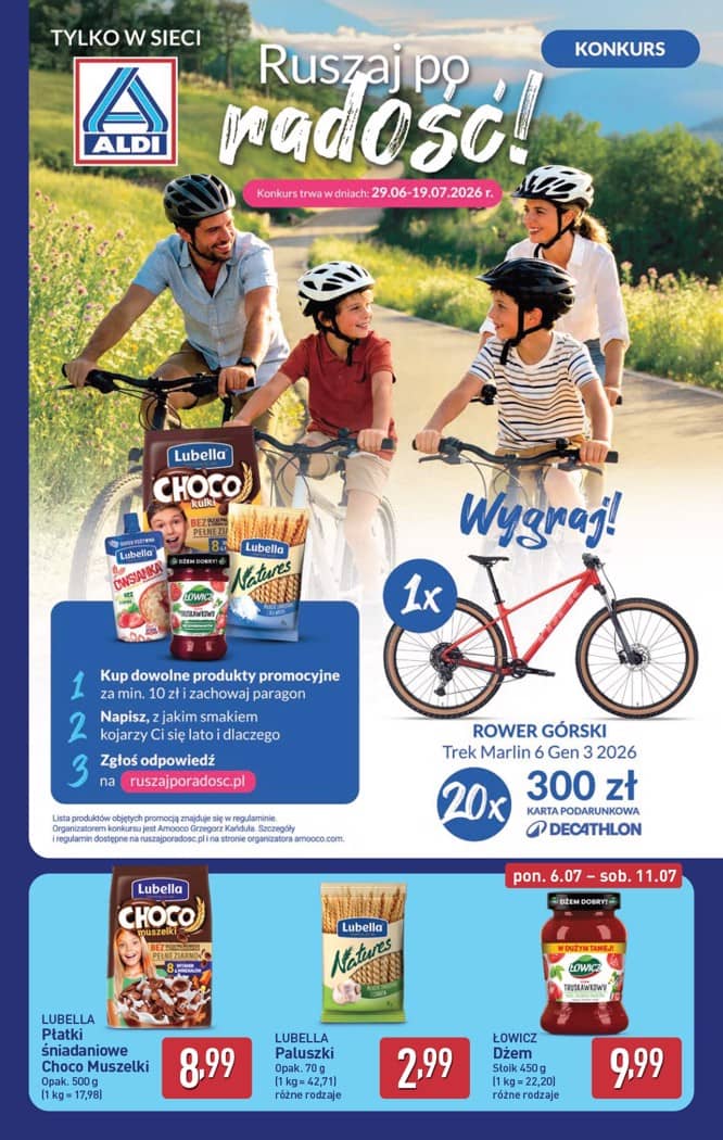 Aldi - Pełna oferta od poniedziałku 6.07 do soboty 11.07 21 puslapis