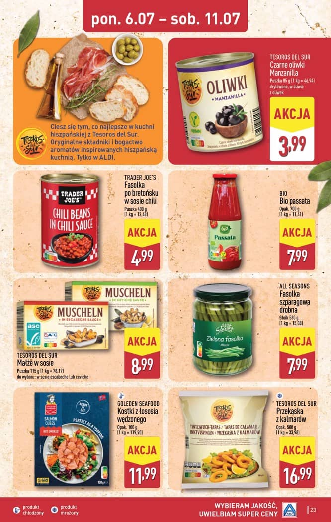 Aldi - Pełna oferta od poniedziałku 6.07 do soboty 11.07 23 puslapis