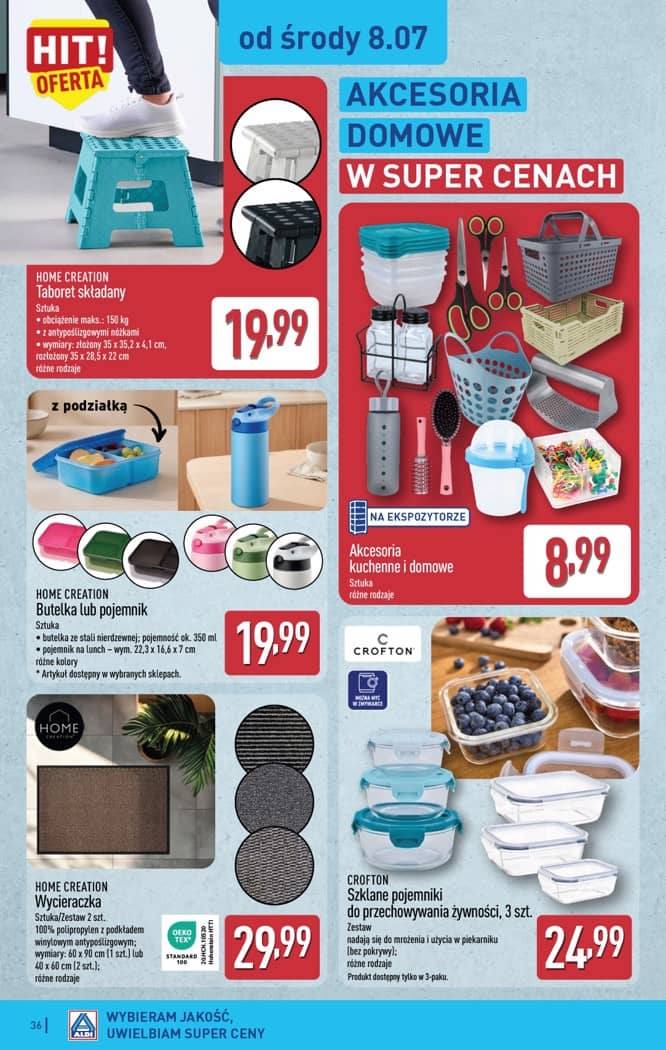 Aldi - Pełna oferta od poniedziałku 6.07 do soboty 11.07 36 puslapis