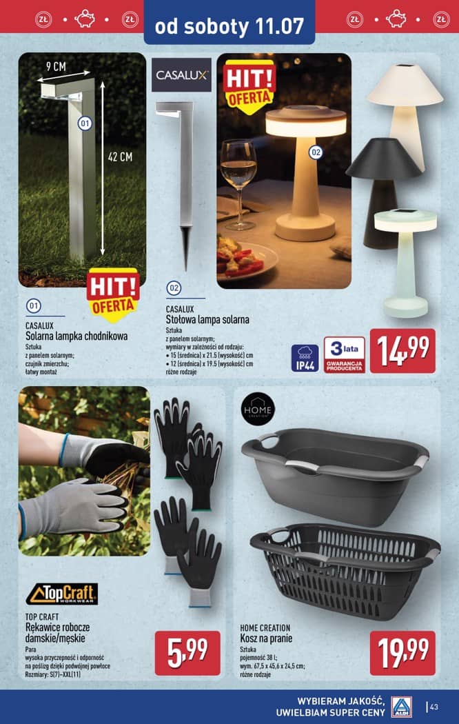 Aldi - Pełna oferta od poniedziałku 6.07 do soboty 11.07 43 puslapis