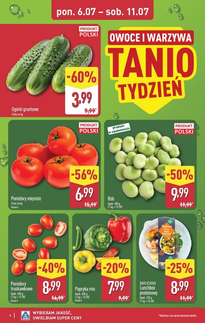 Aldi - Pełna oferta od poniedziałku 6.07 do soboty 11.07 6 puslapis