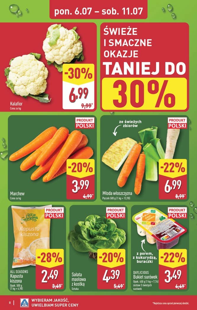 Aldi - Pełna oferta od poniedziałku 6.07 do soboty 11.07 8 puslapis