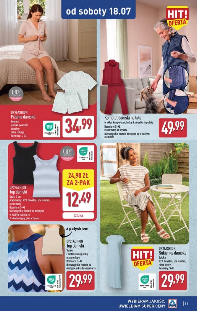 Aldi - Artykuły przemysłowe i tekstylia od środy 15.07 i od soboty 18.07 11 puslapis