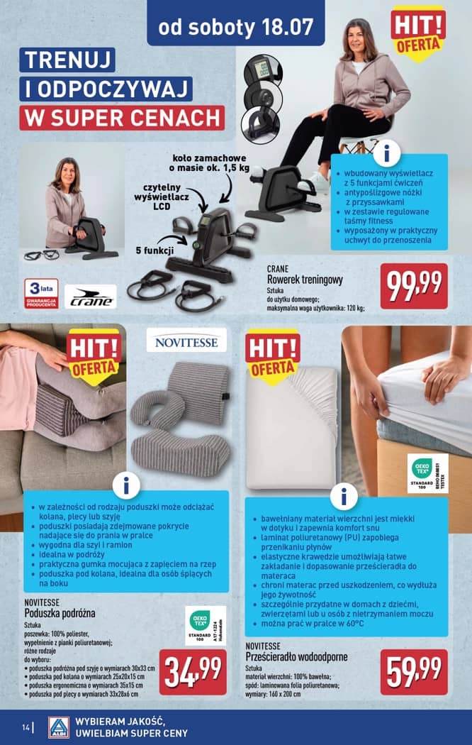 Aldi - Artykuły przemysłowe i tekstylia od środy 15.07 i od soboty 18.07 14 puslapis