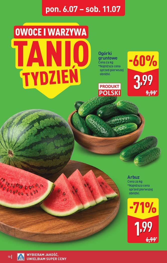 Aldi - Pełna oferta od poniedziałku 6.07 do soboty 11.07 10 puslapis
