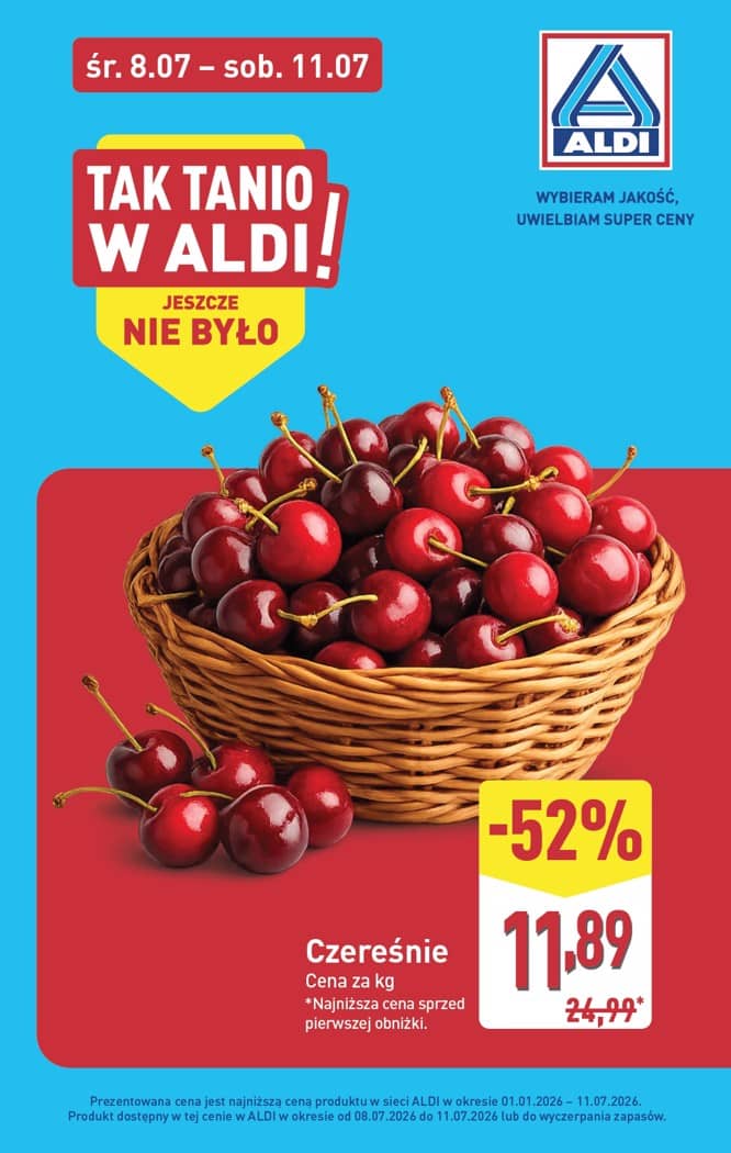 Aldi - Pełna oferta od poniedziałku 6.07 do soboty 11.07 3 puslapis