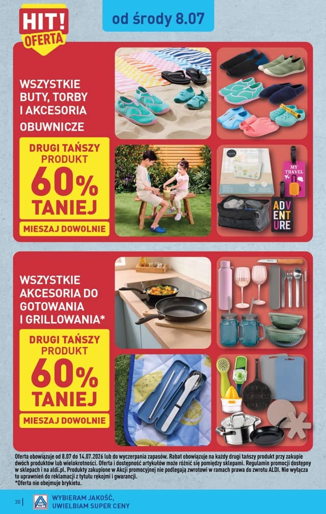 Aldi - Pełna oferta od poniedziałku 6.07 do soboty 11.07 30 puslapis
