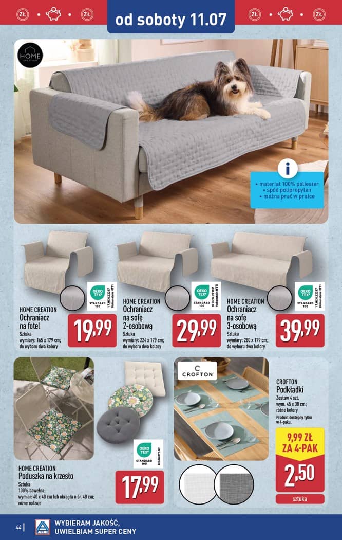 Aldi - Pełna oferta od poniedziałku 6.07 do soboty 11.07 44 puslapis