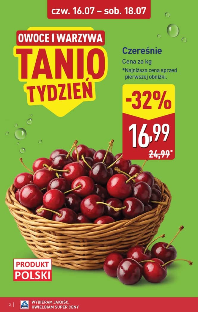 Aldi - Oferta weekendowa od czwartku 16.07 do soboty 18.07 2 puslapis