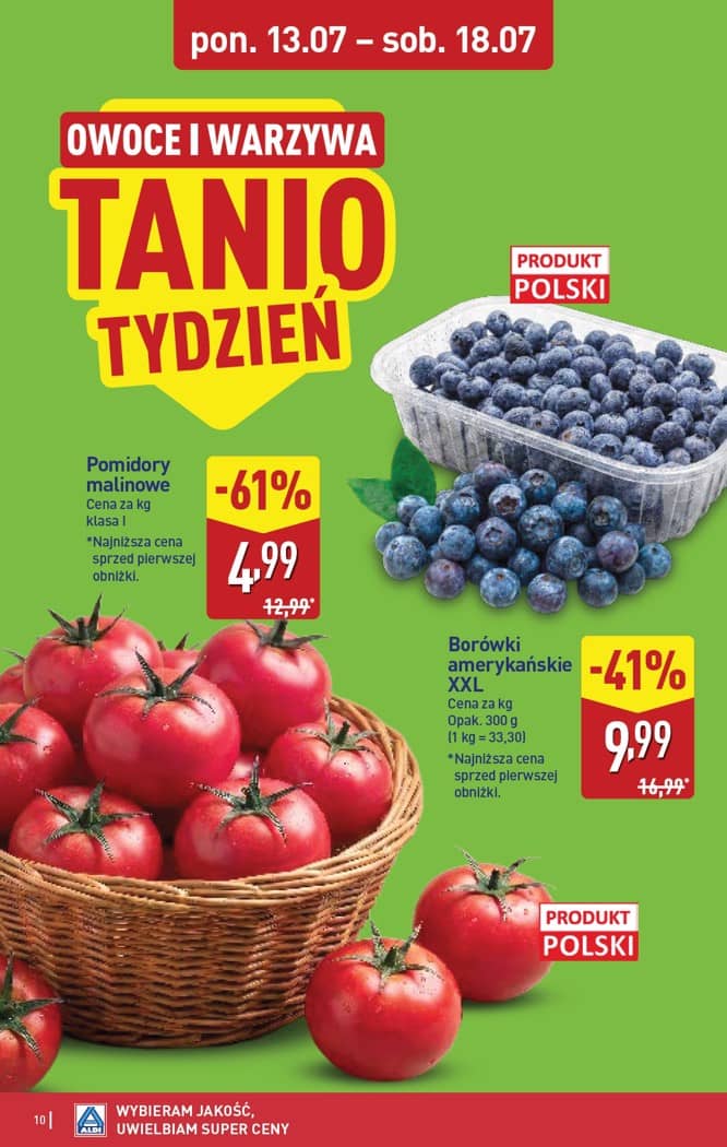 Aldi - Pełna oferta od poniedziałku 13.07 do soboty 18.07 10 puslapis