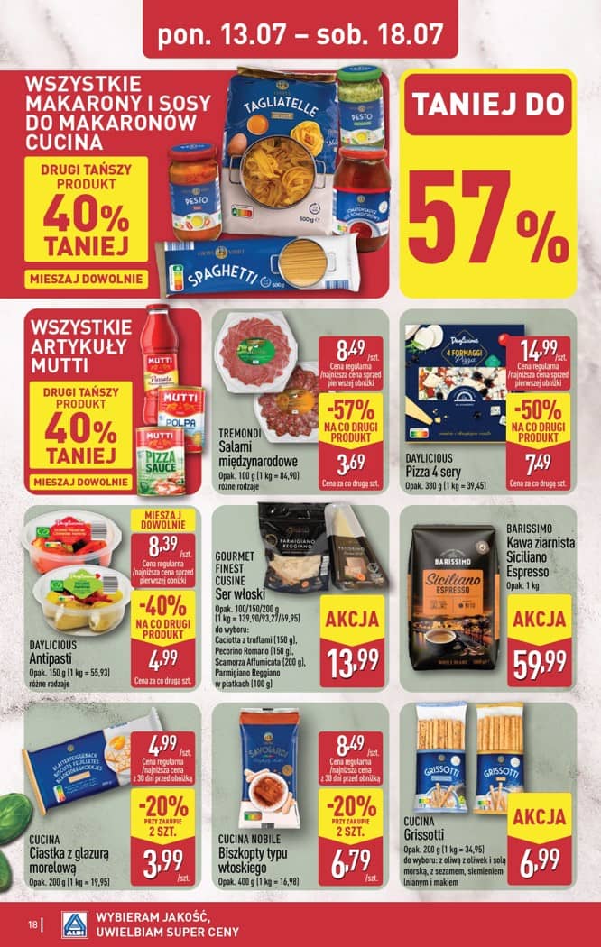 Aldi - Pełna oferta od poniedziałku 13.07 do soboty 18.07 18 puslapis