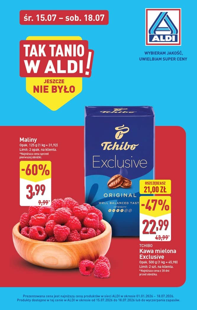 Aldi - Pełna oferta od poniedziałku 13.07 do soboty 18.07 2 puslapis