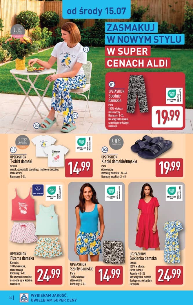 Aldi - Pełna oferta od poniedziałku 13.07 do soboty 18.07 30 puslapis