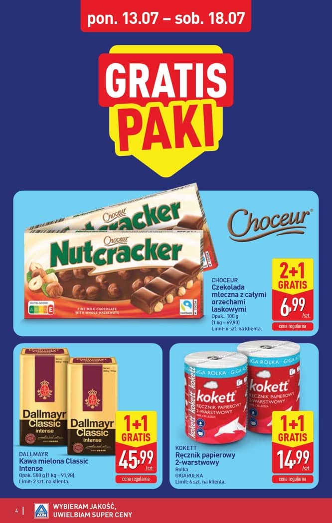 Aldi - Pełna oferta od poniedziałku 13.07 do soboty 18.07 4 puslapis