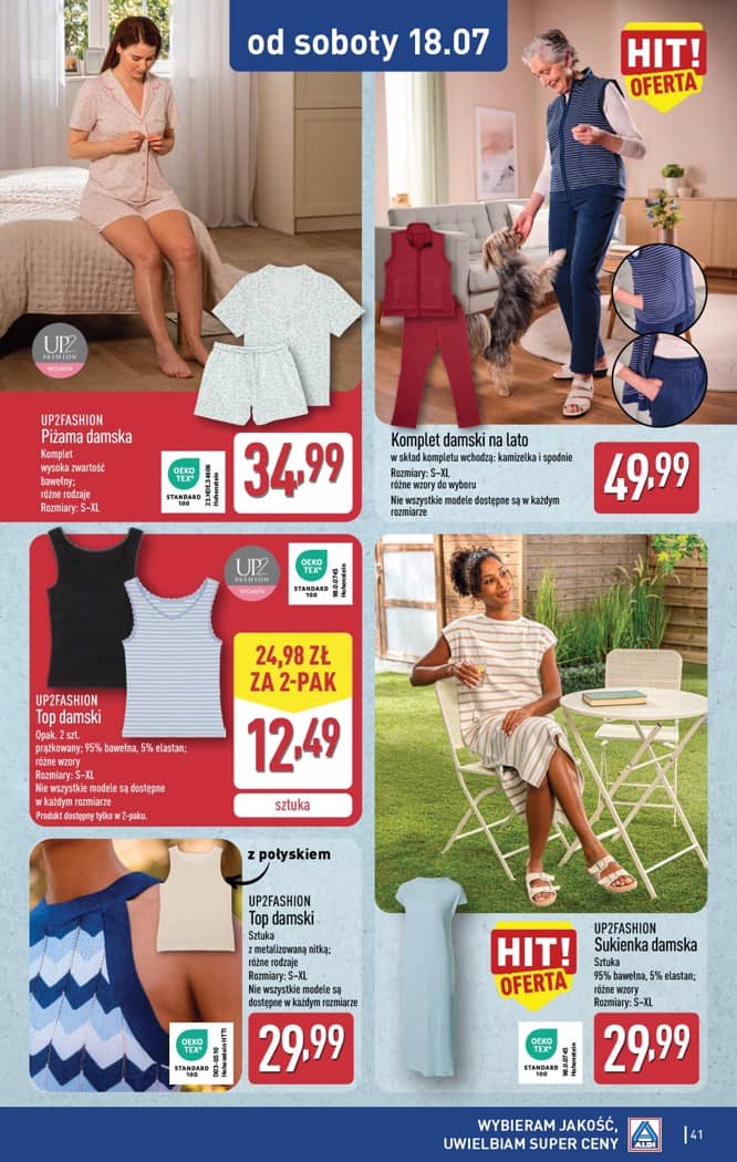Aldi - Pełna oferta od poniedziałku 13.07 do soboty 18.07 41 puslapis