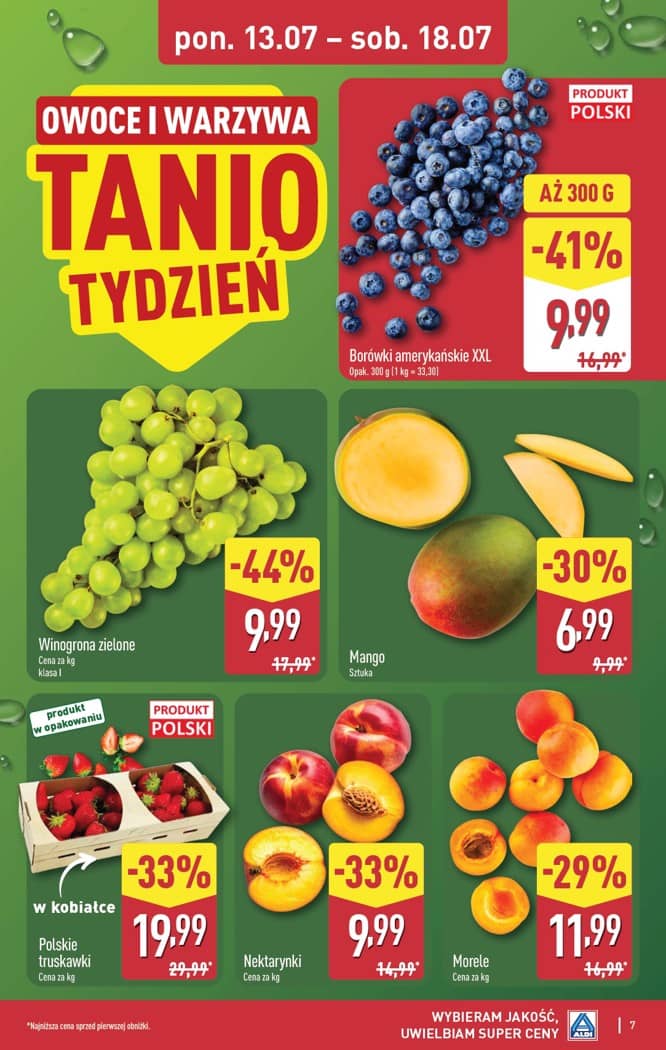 Aldi - Pełna oferta od poniedziałku 13.07 do soboty 18.07 7 puslapis
