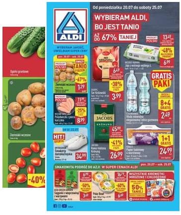 Aldi - Pełna oferta od poniedziałku 20.07 do soboty 25.07 2026-07-20 – 2026-07-25